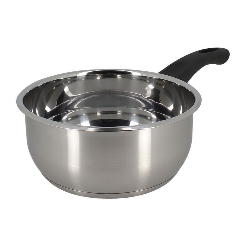 Casserole MENASTYL 6020242 - Acier inoxydable 18 cm - Tous feux dont induction