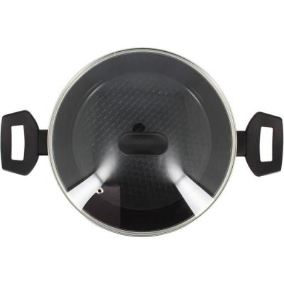 Faitout MENASTYL 24 cm Noir - Aluminium forgé - Induction