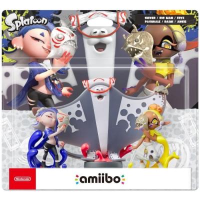 Figurine Amiibo Splatoon - Pasquale, Raimi & Angie • Collection tendance