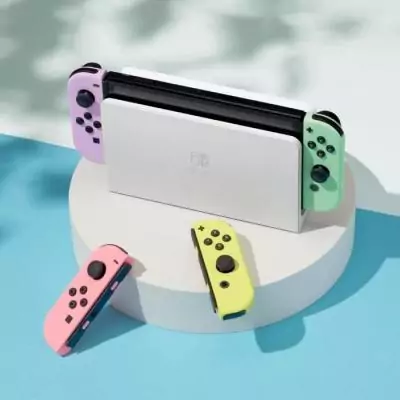 Manettes Joy-Con Nintendo Switch Pastel: Violet & Vert