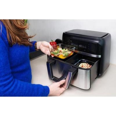 Plat air fryer en verre borosilicate - 25 x 22 cm