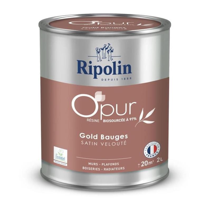 Peinture radiateurs effet satiné doré - RIPOLIN - 2 L