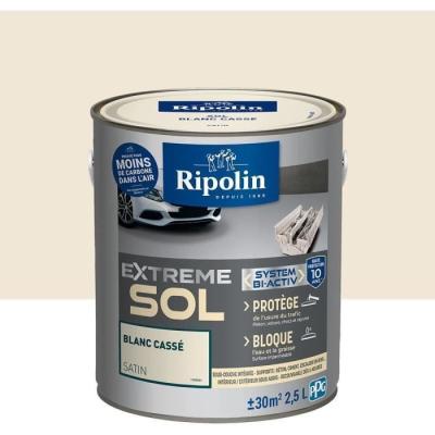 Peinture RIPOLIN Protection Extrême Blanc Casse Satin 2,5 L