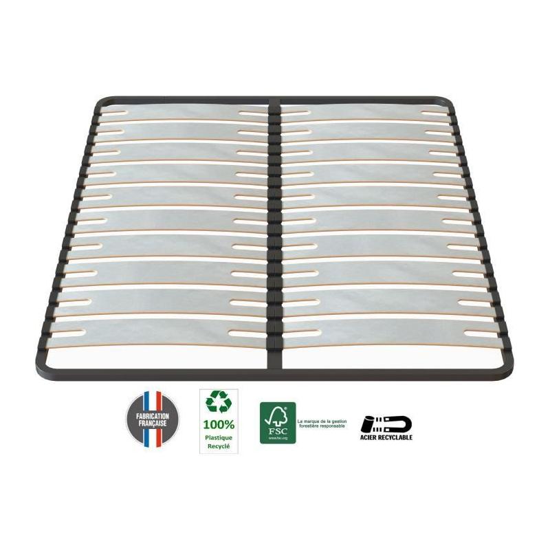 Sommier OPTISIZE 160x200 - Cadre à lattes extra large