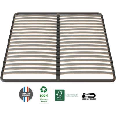 Sommier 160x200 Anthracite - Confort optimal