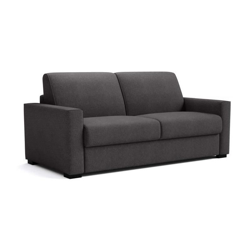 Canapé convertible express 3 places - Tissu como Graphite