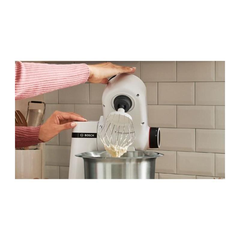 Robot pâtissier compact Bosch Serie 2 - 700W - Blanc