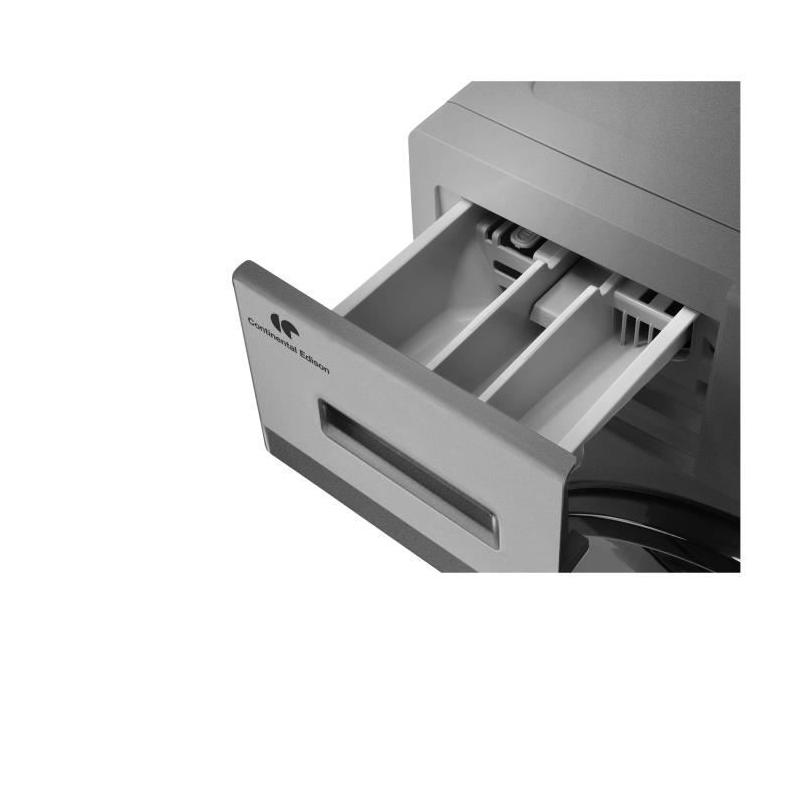 Lave-linge hublot 8kg Continental Edison 1400 trs/min Silver