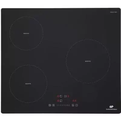 Plaque induction 3 foyers Continental Edison - Performances en noir