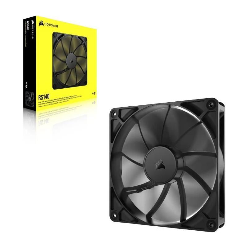 Ventilateur PWM 140mm - CORSAIR - RS140: Refroidissement efficace & silencieux