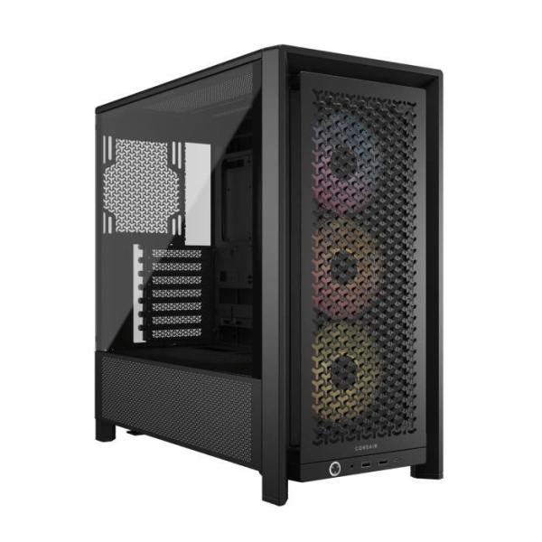 Boîtier ATX - CORSAIR - FRAME 4000D RS ARGB - Modulaire - 3 Ventilateurs ARGB Préinstallés - Débit d'air Élevé