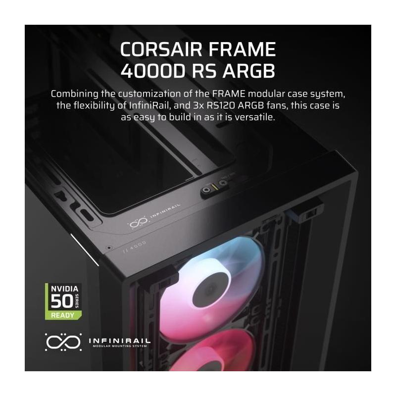 Boîtier PC CORSAIR FRAME 4000D RS ARGB Noir
