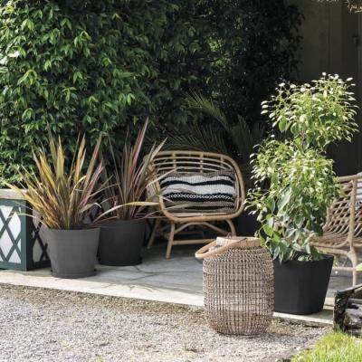 Pot de fleurs DEROMA Origin 11 L - Anthracite