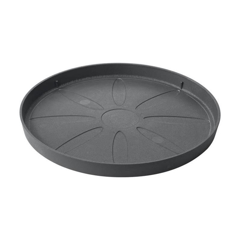 Soucoupe DEROMA Origin 49,5 x h4,5 cm Gris - Plateau stylé!