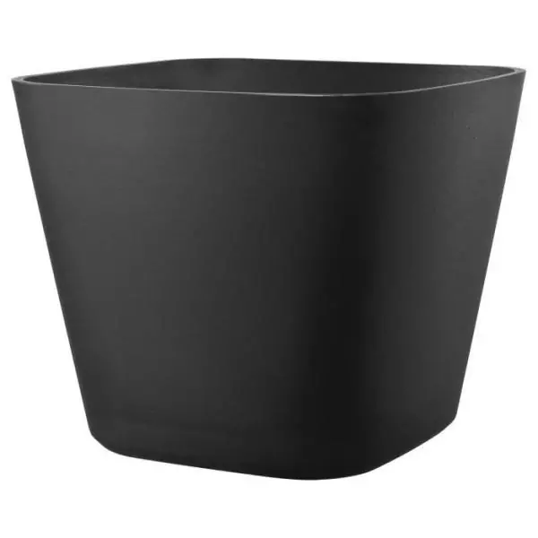 DEROMA Pot de fleurs carré Origin - 38 x 32 cm - 30 L - Anthracite