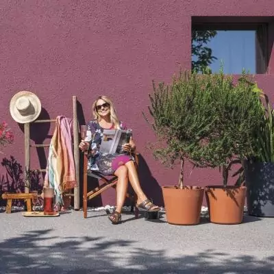 Pot de fleurs DEROMA Origin 9,6 L en terre cuite ?