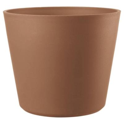 Pot de fleurs DEROMA Origin 85 L avec roulettes - Terre cuite