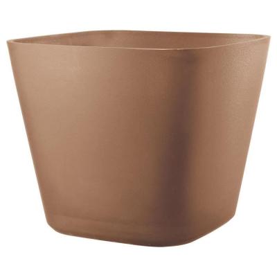 Pot de fleurs carré DEROMA Origin 12 L - Terre cuite