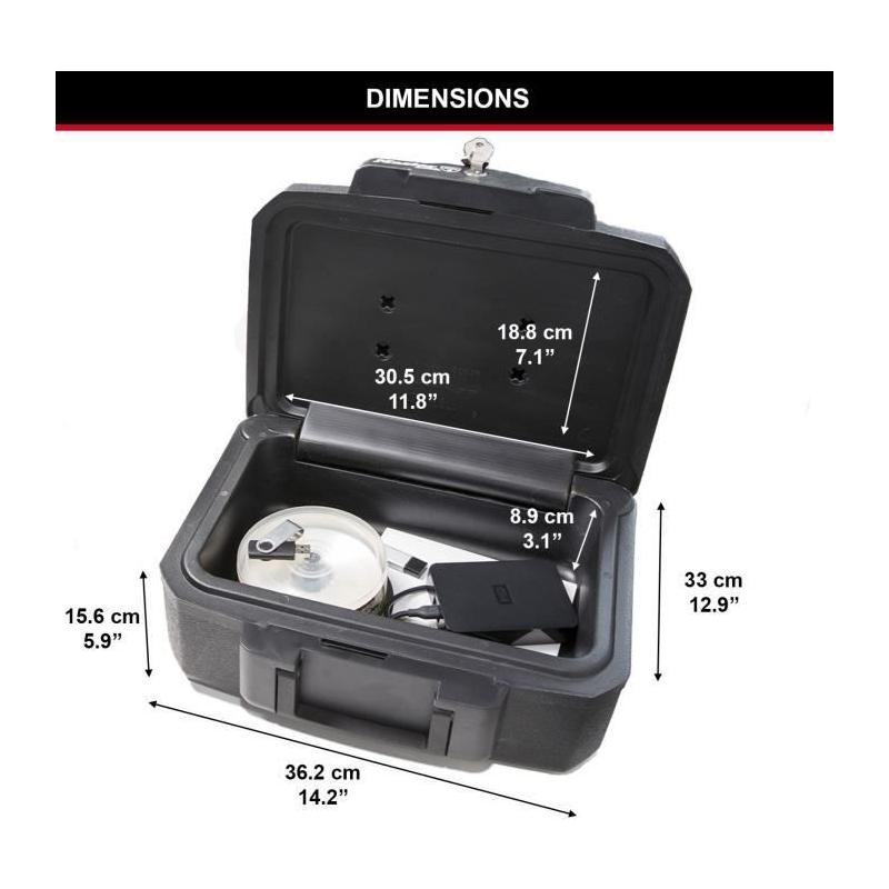 Coffre-fort ignifuge MASTER LOCK - Compact et étanche - Idéal pour la protection de vos objets précieux