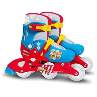 Patins en Ligne 2 en 1 PAW PATROL - PAT PATROUILLE 3 Roues - Tri skate et Roller ajustable - Taille 27-30 Patins en Ligne 2 en 1 PAW PATROL - PAT PATROUILLE 3 Roues - Tri skate et Roller ajustable - Taille 27-30