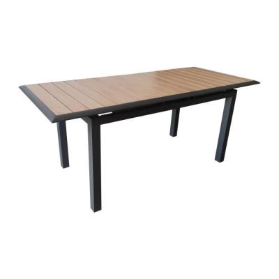 Table de jardin extensible en aluminium - LOUISIANE - 8/10 places
