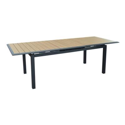 Table de jardin extensible en aluminium - LOUISIANE - 8/10 places