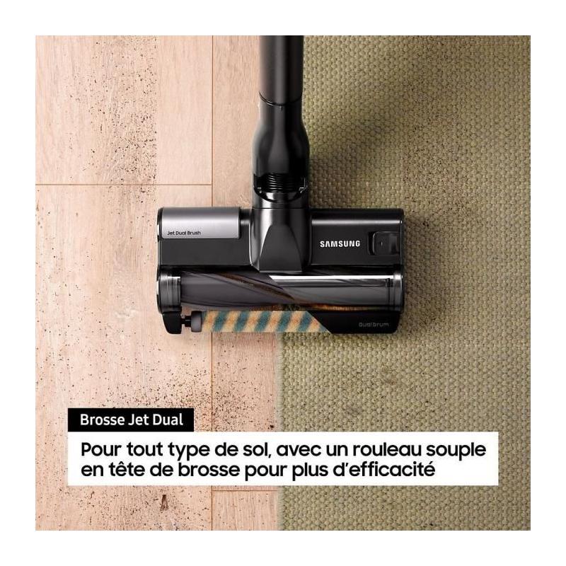 Aspirateur Balai Samsung Bespoke Jet Plus: 210 AW, 2 Batteries