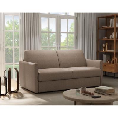Canapé convertible express 3 places - Design compact - Tissu Antelope