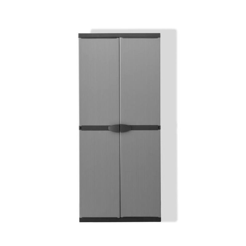 Armoire de rangement haute en résine TOOD - Gris