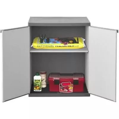 Armoire basse en résine TOOD - Organisation parfaite avec style!