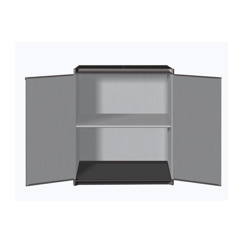 Armoire basse en résine TOOD - Organisation parfaite avec style!