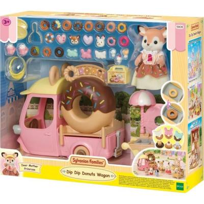 Le chariot de donuts pour SYLVANIAN FAMILIES - Figurine miniature