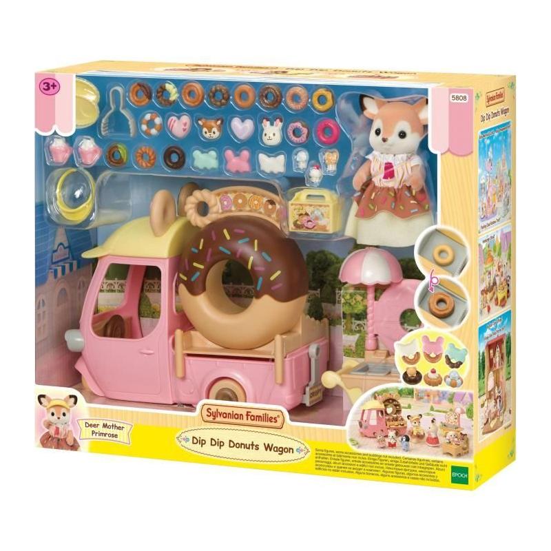 Le chariot de donuts pour SYLVANIAN FAMILIES - Figurine miniature