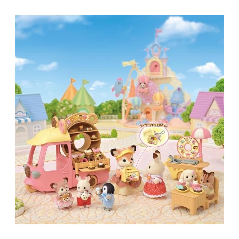 Le chariot de donuts pour SYLVANIAN FAMILIES - Figurine miniature