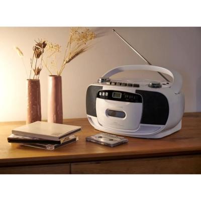 Lecteur CD/Cassette portable Thomson RK201CD - Blanc