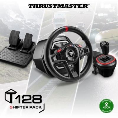 Volant gaming Thrustmaster T128 X Shifter Pack - Noir et Rouge