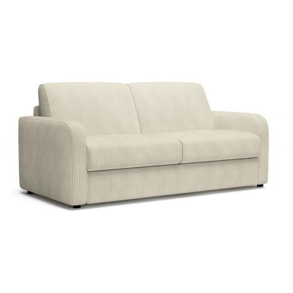 Canapé convertible express - 3 places - TOM - Tissu Lincoln 3 - 185 x 100 x 87 cm - MONDO