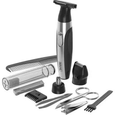 Tondeuse de précision WAHL - TRAVEL KIT DELUXE - Noir / Argent