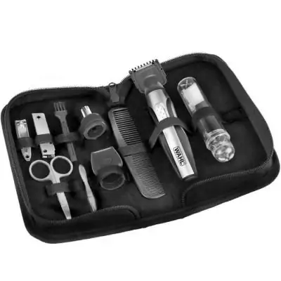 Tondeuse de précision WAHL - TRAVEL KIT DELUXE - Noir / Argent