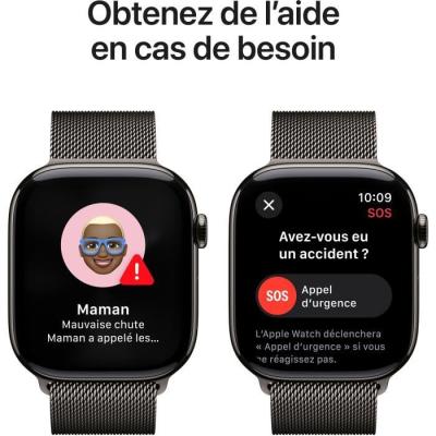 Montre Apple Watch Series 10 - Titanium Slate - 46mm - Bluetooth & Cellular