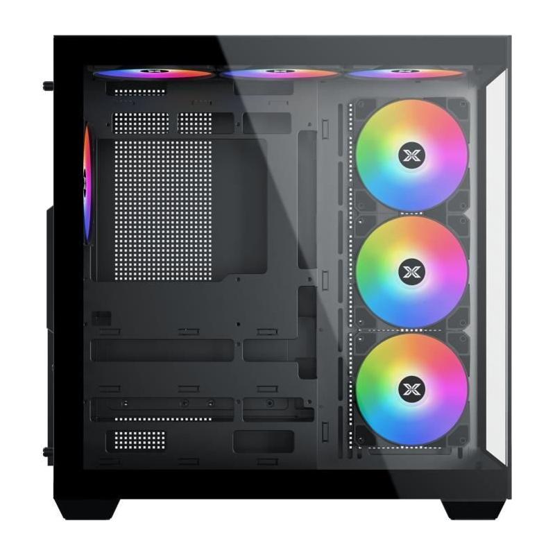 Boîtier PC XIGMATEK Aqua V AIR Cube ATX Verre trempé ARGB Noir