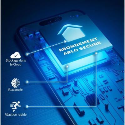 Kit caméra surveillance: Pack 3 Cameras ARLO Pro 5 Extérieur - Batterie - Vision nocturne