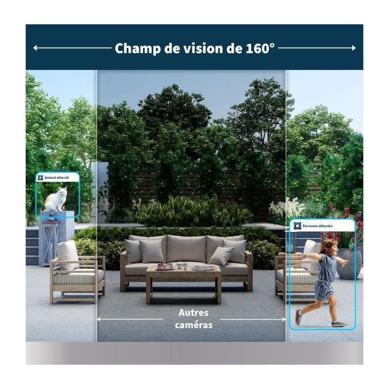 Kit caméra surveillance: Pack 3 Cameras ARLO Pro 5 Extérieur - Batterie - Vision nocturne