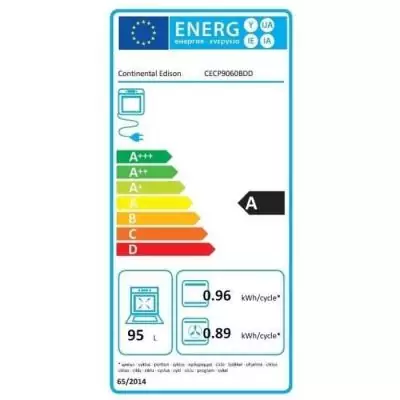 Cuisinière piano multifonctions catalyse - Continental Edison - CECP9060CD