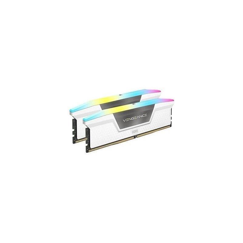 Corsair Vengeance RGB DDR5 32 Go - 6000 MHz Blanc
