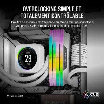 Corsair Vengeance RGB DDR5 32 Go - 6000 MHz Blanc