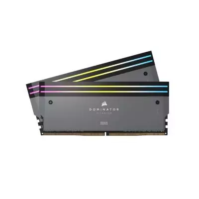 Mémoire vive CORSAIR 64Go DDR5 6000 MHz RGB - Dual Channel