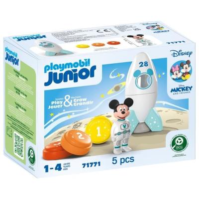 Figurine Mickey astronaute et sa fusée : un jouet Disney en 5 pièces pour les petits dès 12 mois