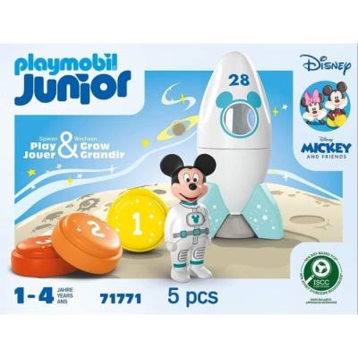 Figurine Mickey astronaute et sa fusée : un jouet Disney en 5 pièces pour les petits dès 12 mois