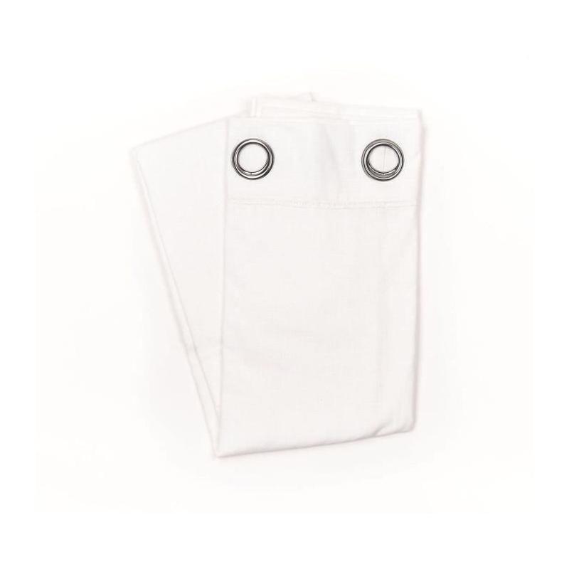 Voilage CHARME - oeillets slub craie - 140 x 240 cm